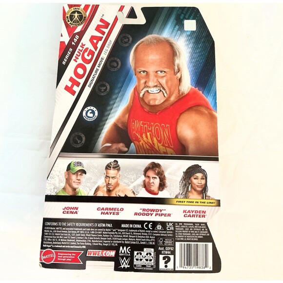 HULK HOGAN WWE Main Event Series 148 Wrestling Action Figure Mattel NEW - Picture 3 of 3